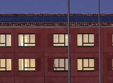 Campo' panneaux solaires nuit