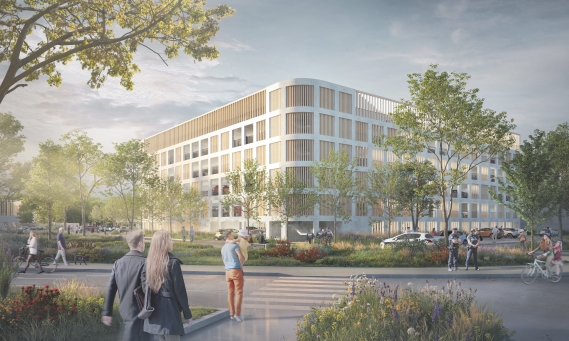 PERSPECTIVE PARKING SILO VALENCIENNES