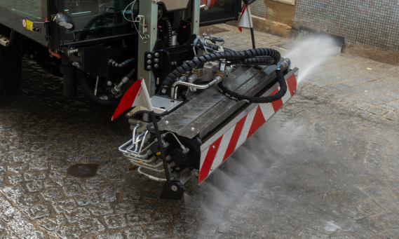 E2W focus avant de la machine