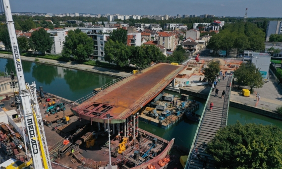 Passerelle à Saint Denis