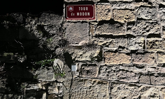 Illumination de la tour de Modon / donjon