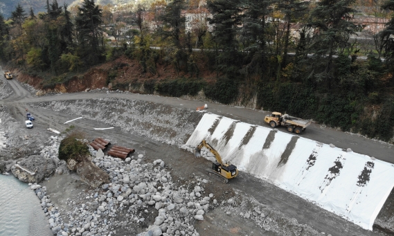 Travaus d'urgence tempête Alex vallée Rora Razel Bec