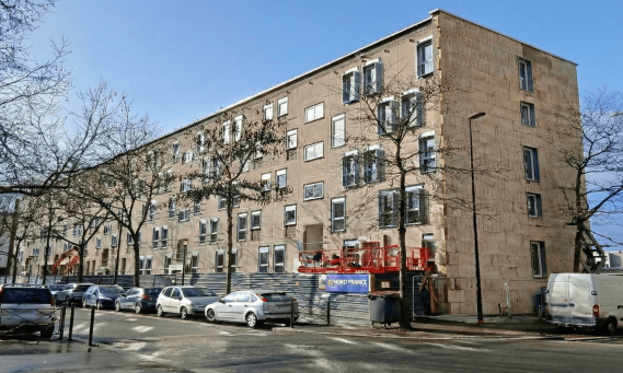 Chantier Jean Zay de l'extérieur
