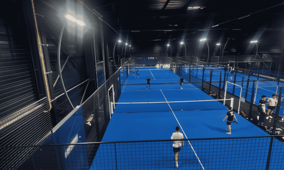 Construction d'un complexe de padel à Le Thou, Charente-Maritime (17), Nouvelle-Aquitaine - conception et réalisation Espace Engineering Fayat, contractant général et maître d'oeuvre