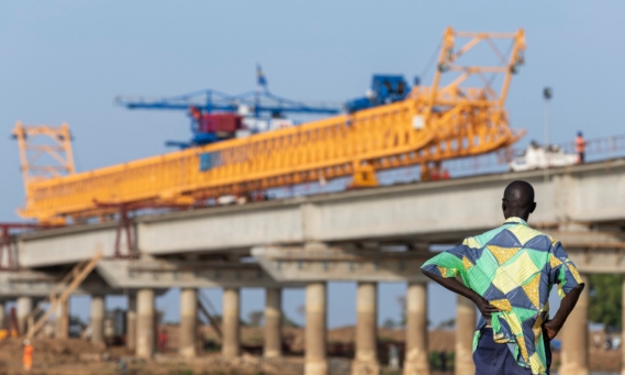 Razel-Bec Pont sur le Logone Frontiere Tchad Cameroun