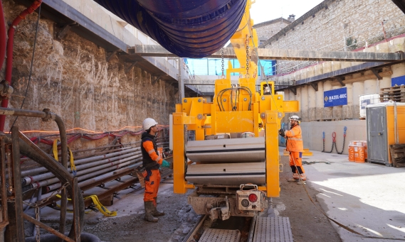 Razel-Bec Réunion chantier Cadereaux de Nîmes