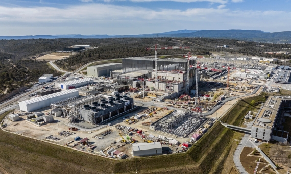 Chantier du réacteur nucléaire ITER, Provence-Alpes-Côte d’Azur © ITER