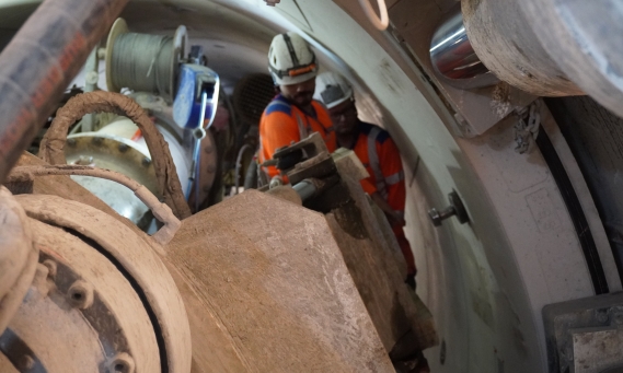 Razel-Bec Réunion chantier Cadereaux de Nîmes