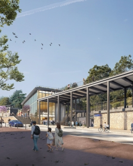 Gare Saint Cloud - AREP Architectes - Societe du Grand Paris