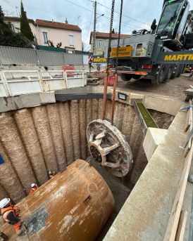Razel-Bec Réunion chantier Cadereaux de Nîmes