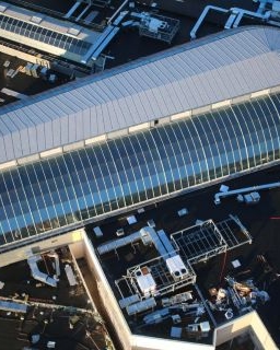 Centre commercial Val d'Europe vu du haut