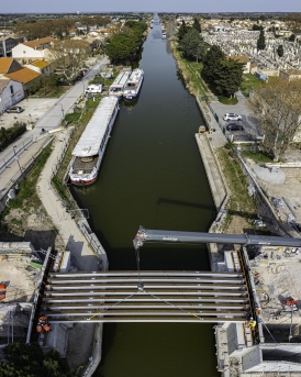 Pont de provence Aigues Mortes rénovation Razel Bec