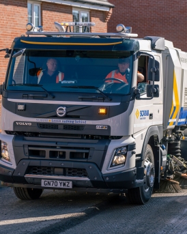 Magnum 82 truck-mounted sweeper.