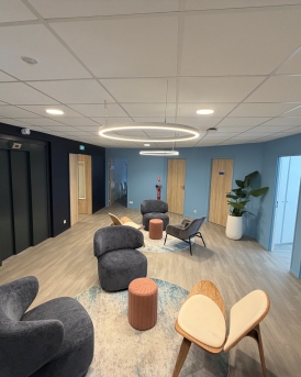Rénovation énergétique bâtiment d'enseignement existant AFTEC à Rennes, Ille-et-Vilaine (35), Bretagne - conception et réalisation Espace Engineering Fayat, contractant général et maître d'oeuvre