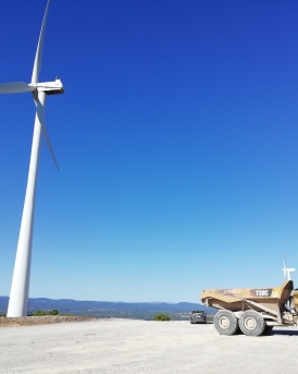 Parc éolien d’Oupia, Occitanie © Razel-Bec