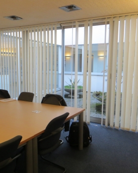 Avant bâtiment de bureau réhabilité Nameshield à Angers, Maine-et-Loire (49), Pays de la Loire - conception et réalisation Espace Engineering Fayat, contractant général et maître d'œuvre