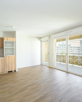 Vue pièce de vie - logements vincennes