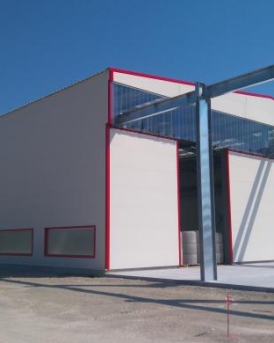 Structure métallique avec Chemin de roulement