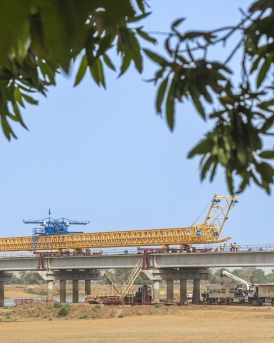 Razel-Bec Pont sur le Logone Frontiere Tchad Cameroun