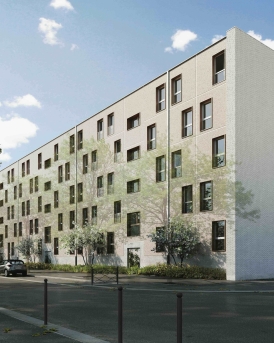 Perspective extérieur Jean Zay Lille