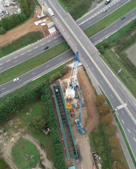 Passerelle N118 Saclay Razel Bec