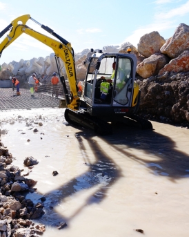 Razel Bec Digue Laubeuf Cannes