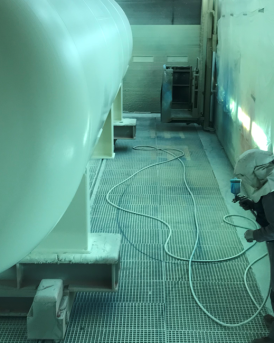 XP peinture cabine réservoir spécifique