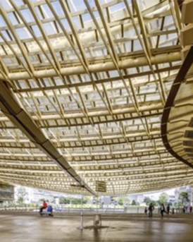 Intérieur de la canopée des halles