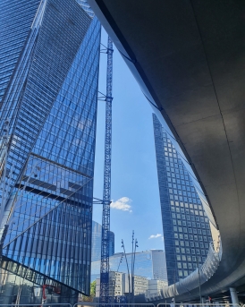 Passerelle La-Defense Rose de Cherbourg Razel Bec