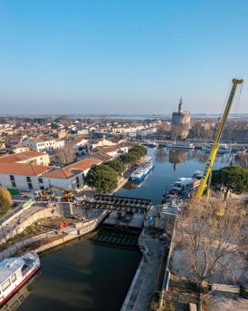 Pont de provence Aigues Mortes rénovation Razel Bec