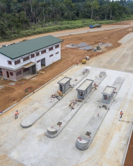 Mbankomo Razel Cameroun peage route travaux afrique