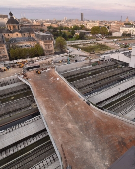 Pont de la Salpetriere Paris travaux razel bec