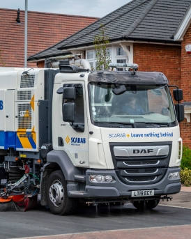 Maven 65 truck-mounted sweeper.