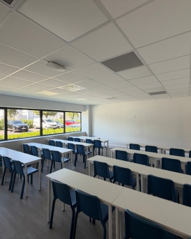 Rénovation bâtiment d'enseignement AFTEC à Rennes, Ille-et-Vilaine (35), Bretagne - conception et réalisation Espace Engineering Fayat, contractant général et maître d'oeuvre