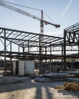 Charpente du centre commercial Val d'Europe