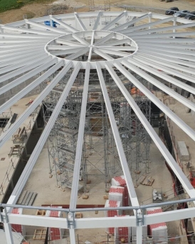 bardage extérieur du centre aquatique de Châteaulin