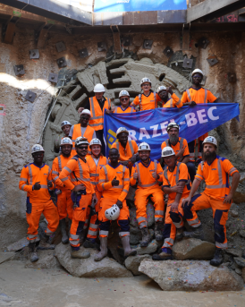 Groupe photo tunelier