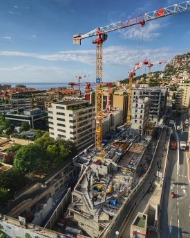 Ilot Pasteur chantier Razel Bec Monaco