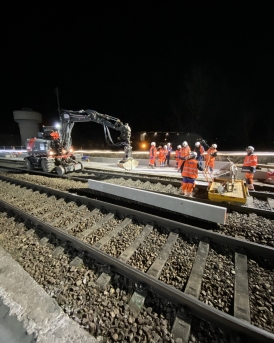 Les collaborateurs sur la gare