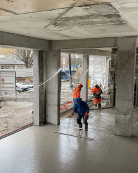 Photo chantier en cours Jean Zay Lille