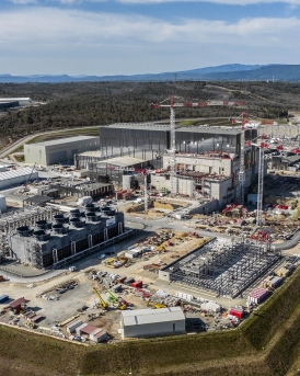 Chantier du réacteur nucléaire ITER, Provence-Alpes-Côte d’Azur © ITER