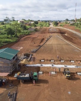 Nkometou Razel Cameroun peage route travaux afrique