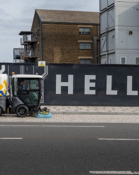 RAVO R1 sweeping in London.