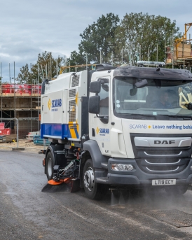 Maven 65 truck-mounted sweeper.