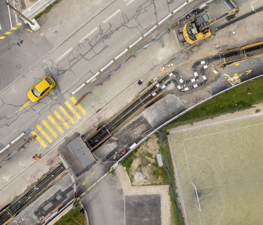 Allée du Mens - Villeurbanne - Canalisations