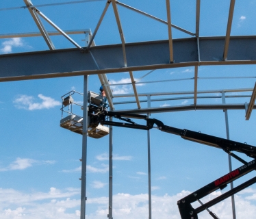 chantier monteur charpente