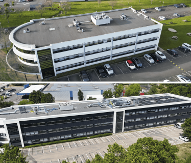 Extension et rénovation bâtiment d'enseignement AFTEC à Rennes, Ille-et-Vilaine (35), Bretagne - conception et réalisation Espace Engineering Fayat, contractant général et maître d'oeuvre