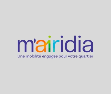 Logo mairidia fond gris petit