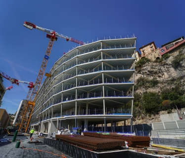 Ilot Pasteur chantier Razel Bec Monaco