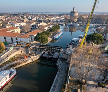 Pont de provence Aigues Mortes rénovation Razel Bec